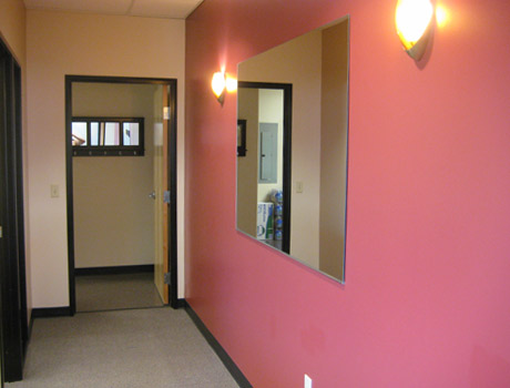 Hallway to Business Office